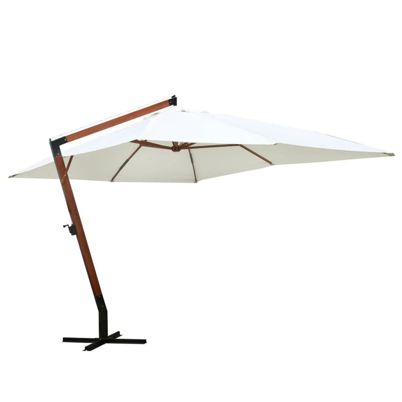 vidaXL Parasol 300 x 400 cm White