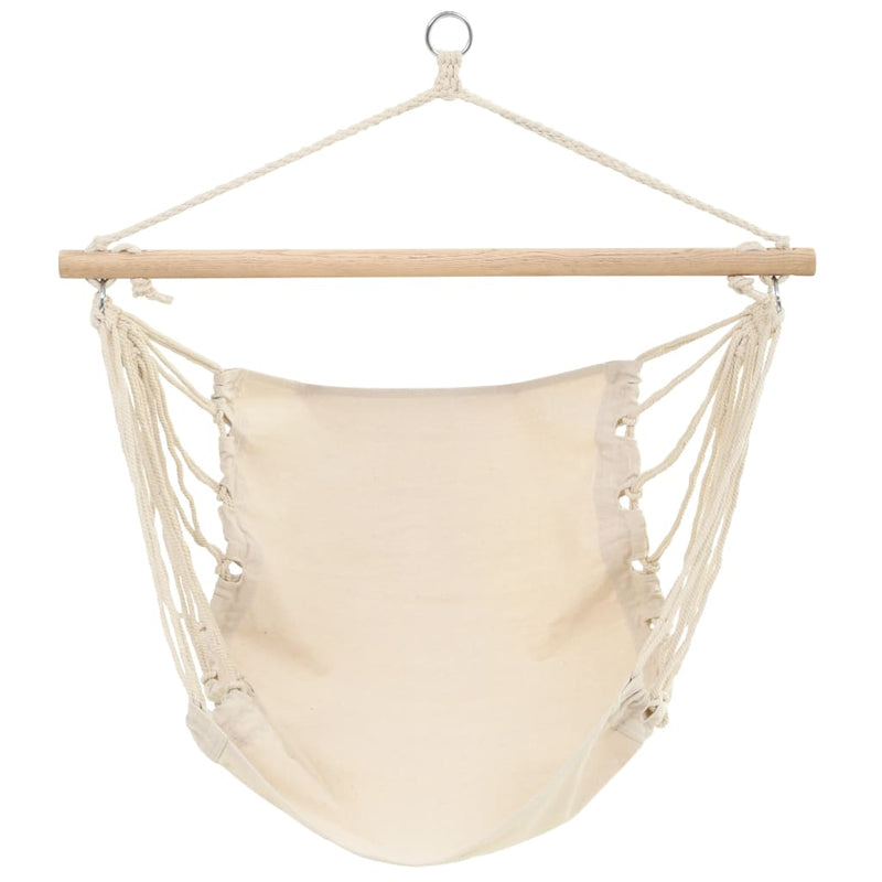 vidaXL Hammock Chair Cream 100x80 cm