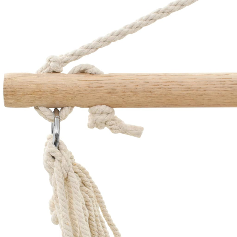 vidaXL Hammock Chair Cream 100x80 cm