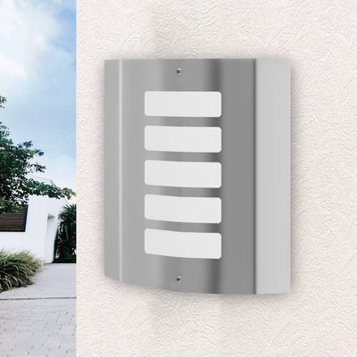 vidaXL Wall Lamp Waterproof Stainless Steel