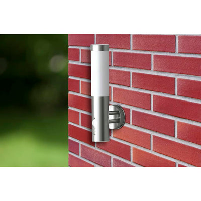 vidaXL Outdoor Wall Lamp with Motion Detector Stainless Steel