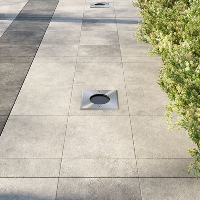 vidaXL Outdoor Ground Lights 3 pcs Square