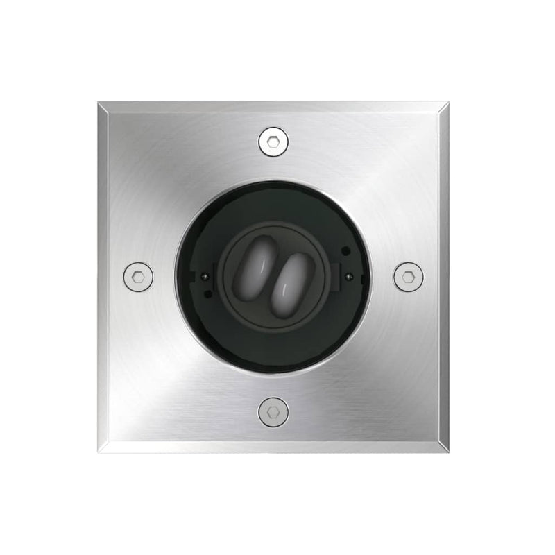 vidaXL Outdoor Ground Lights 3 pcs Square