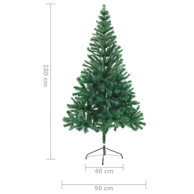 vidaXL Artificial Christmas Tree with Stand 180 cm 564 Branches