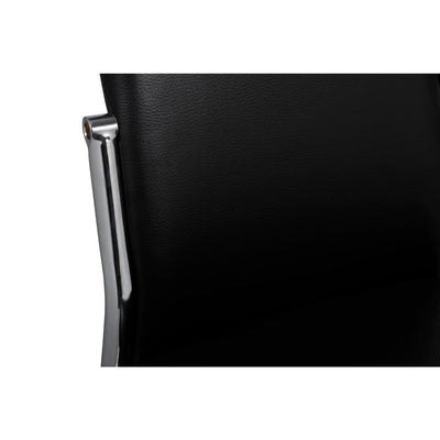 vidaXL Dining Chairs 2 pcs Black Faux Leather