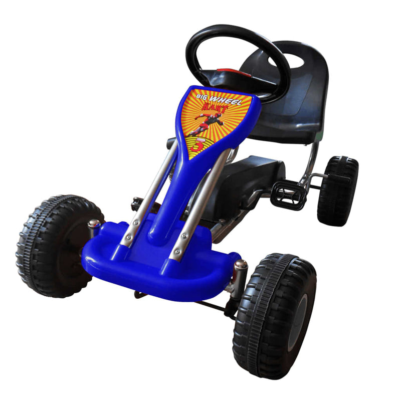 vidaXL Pedal Go Kart Blue