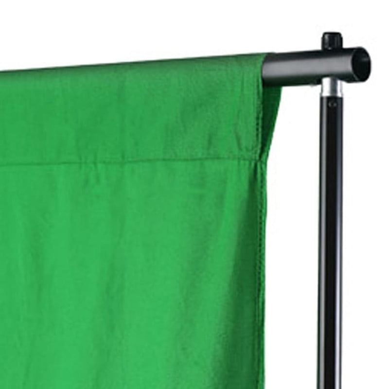 vidaXL Backdrop Cotton without Stand Green 300x300 cm Chroma Key