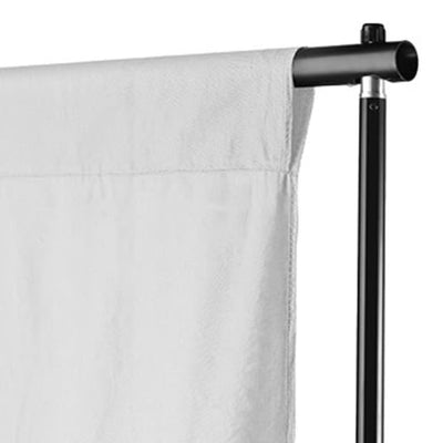 vidaXL Backdrop Cotton without Stand Black 300x300 cm