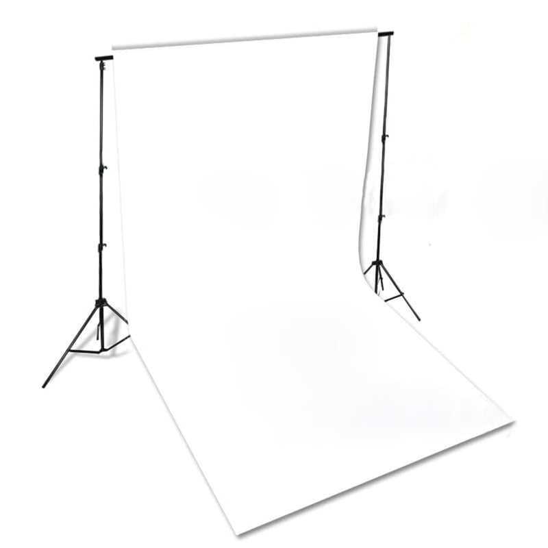 vidaXL Backdrop Cotton without Stand Black 300x300 cm