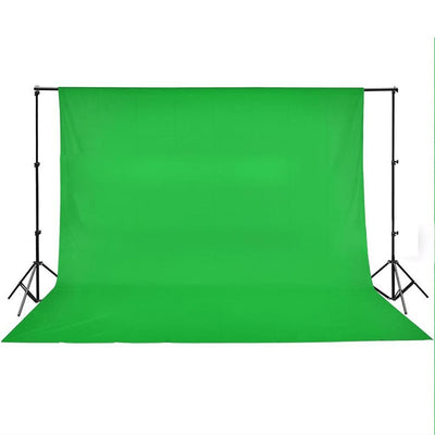 vidaXL Backdrop Cotton without Stand Green 500x300 cm Chroma Key