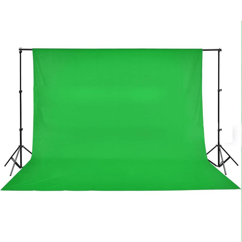 vidaXL Backdrop Cotton without Stand Green 500x300 cm Chroma Key