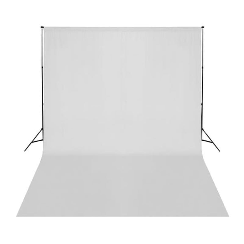 vidaXL Backdrop Cotton without Stand Black 500x300 cm