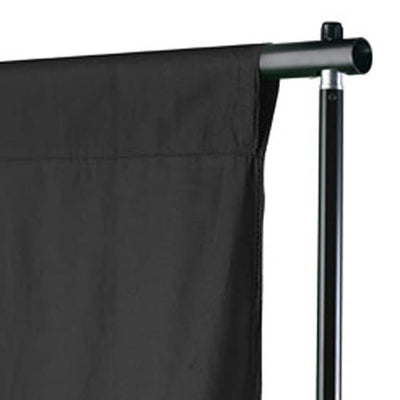 vidaXL Backdrop Cotton without Stand Black 600x300 cm