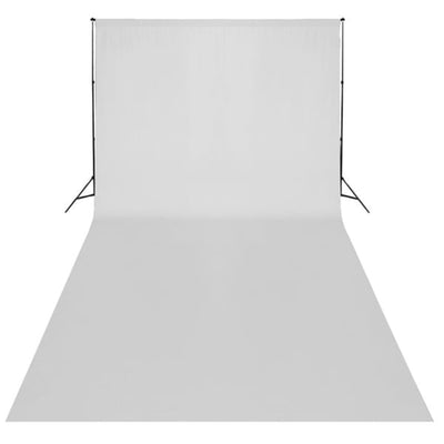 vidaXL Backdrop Cotton without Stand Black 600x300 cm