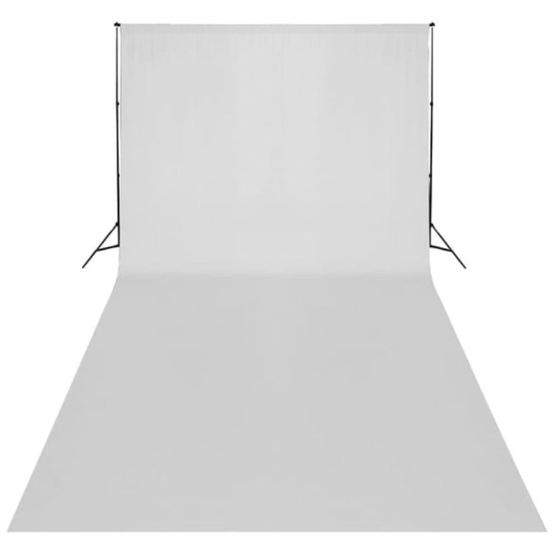 vidaXL Backdrop Cotton without Stand Black 600x300 cm