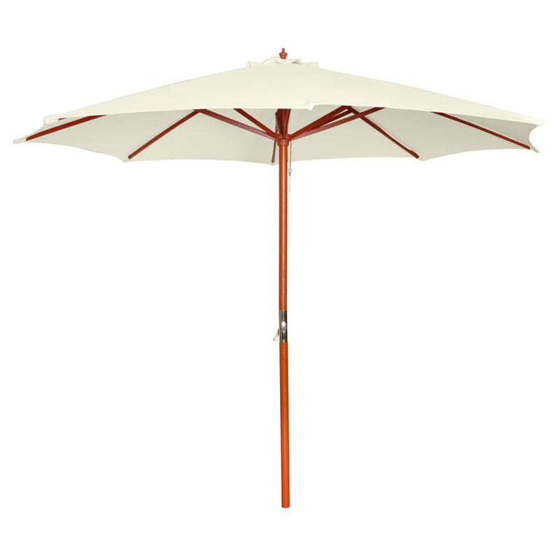 vidaXL Garden Parasol 300x258 cm Sand White