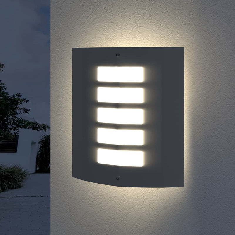 2 Stainless Steel Waterproof Wall Lights 60W
