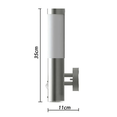 2 Motion Detector Wall Lights 11 x 35 cm.