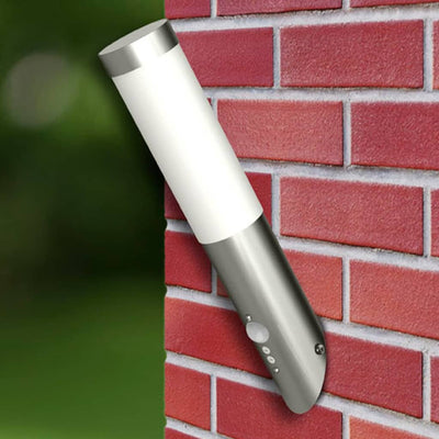 2 Motion Detector Stainless Steel Wall Lights