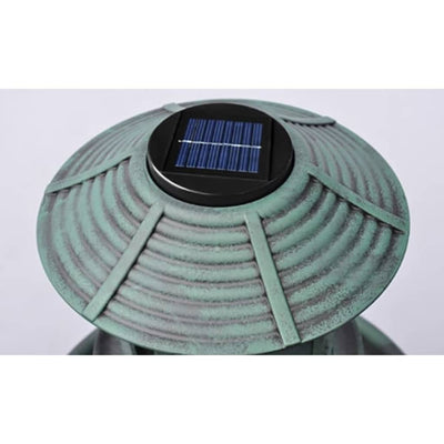 vidaXL Bird Bath/ Feeder with Solar Light