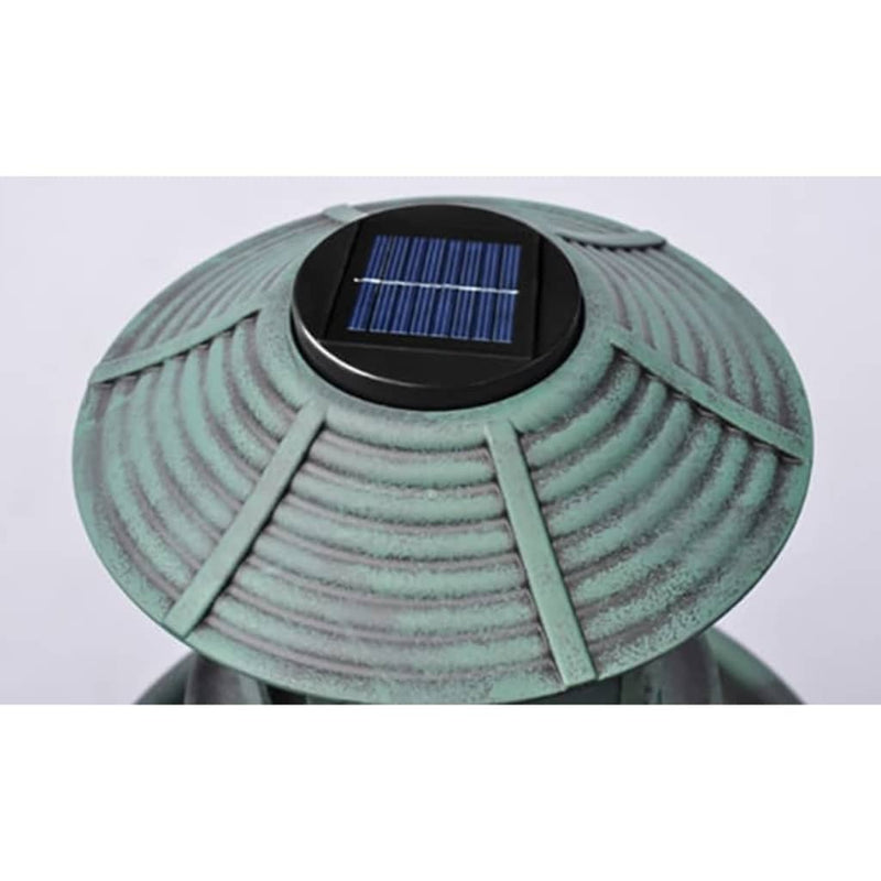 vidaXL Bird Bath/ Feeder with Solar Light