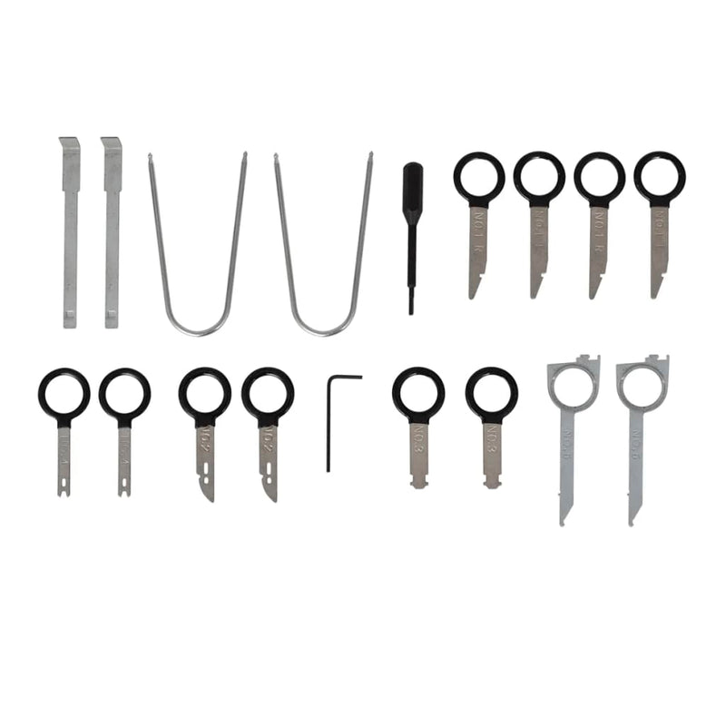 vidaXL 20 pcs Radio Tool Set