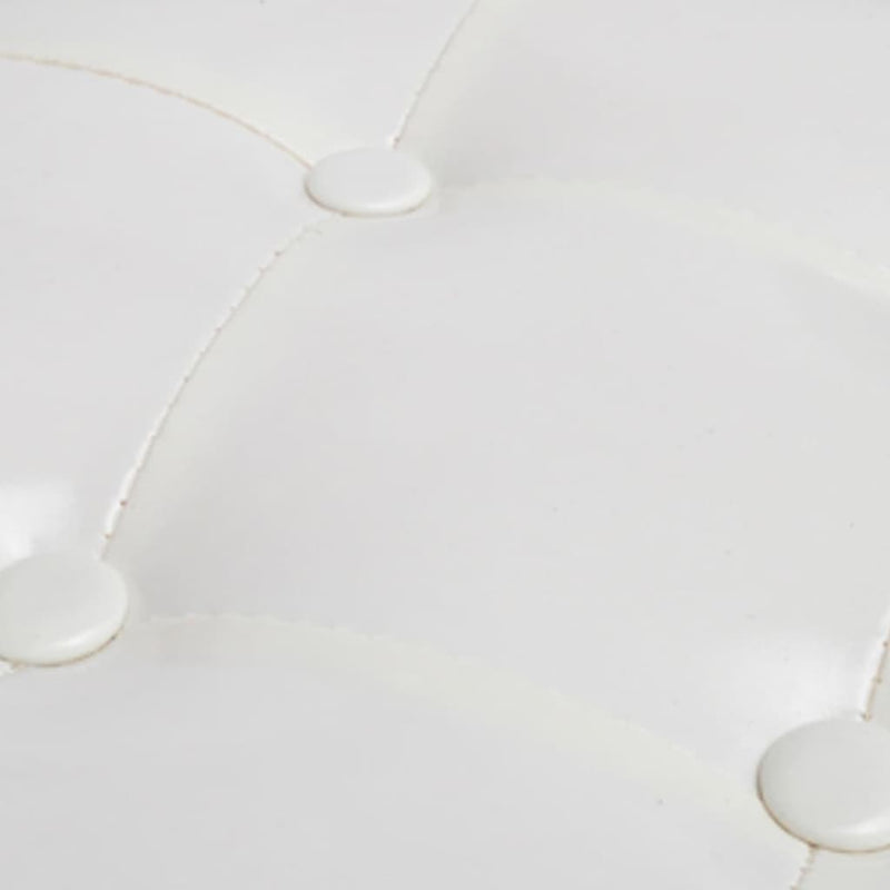 vidaXL Tub Chair with Footstool Brown Faux Leather