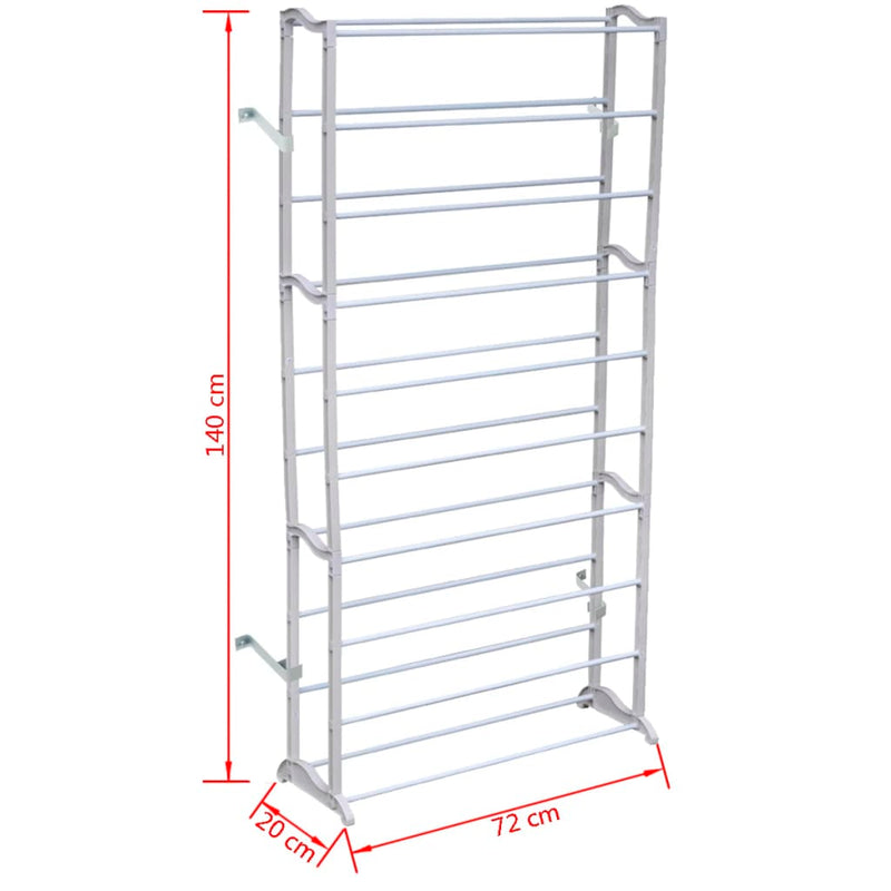 vidaXL 10-tier Shoe Rack