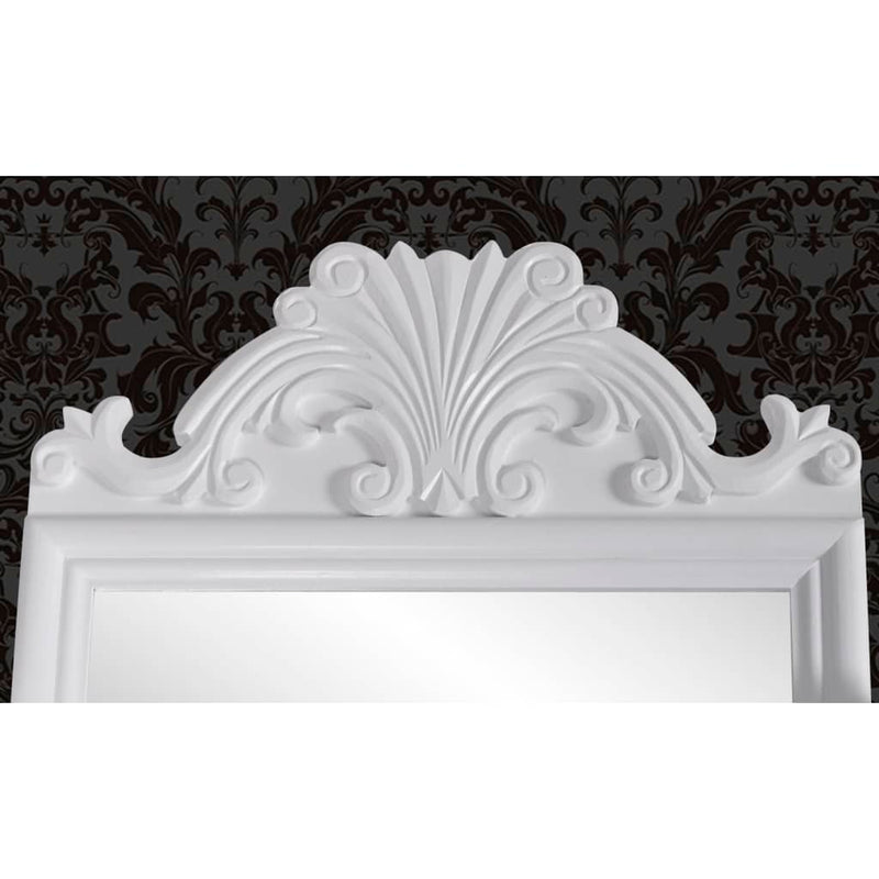 vidaXL Vanity Makeup Table with Rectangular Swing Mirror MDF