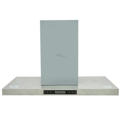 vidaXL Island Mount Range Hood with LCD Display