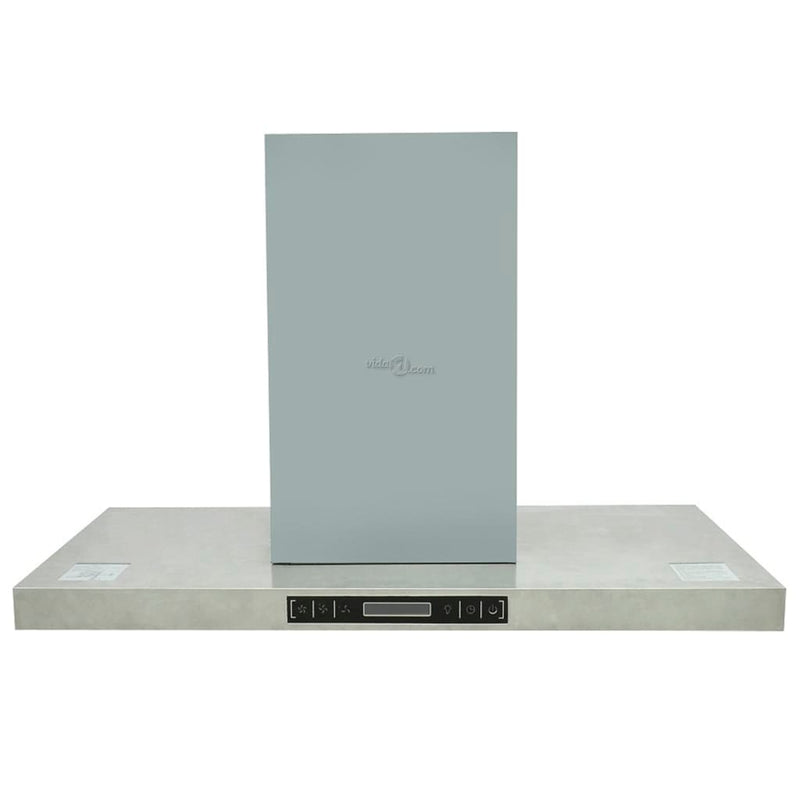 vidaXL Island Mount Range Hood with LCD Display