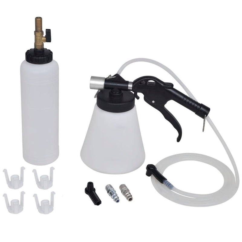 vidaXL Brake and Clutch Bleeder with Fill Bottle
