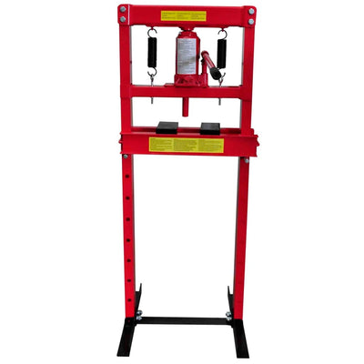 vidaXL 12-ton Hydraulic Floor Shop Press Heavy Duty