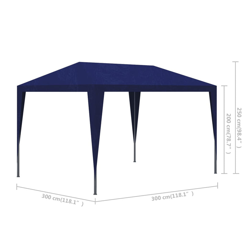 vidaXL Partytent 3x3 m Blue