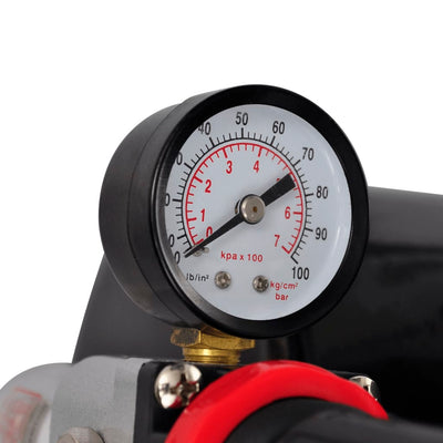 vidaXL Airbrush Compressor Set with 2 Pistols