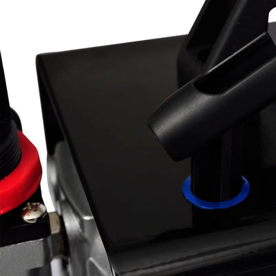 vidaXL Airbrush compressor set with 3 pistols 255 x 135 x 220 mm