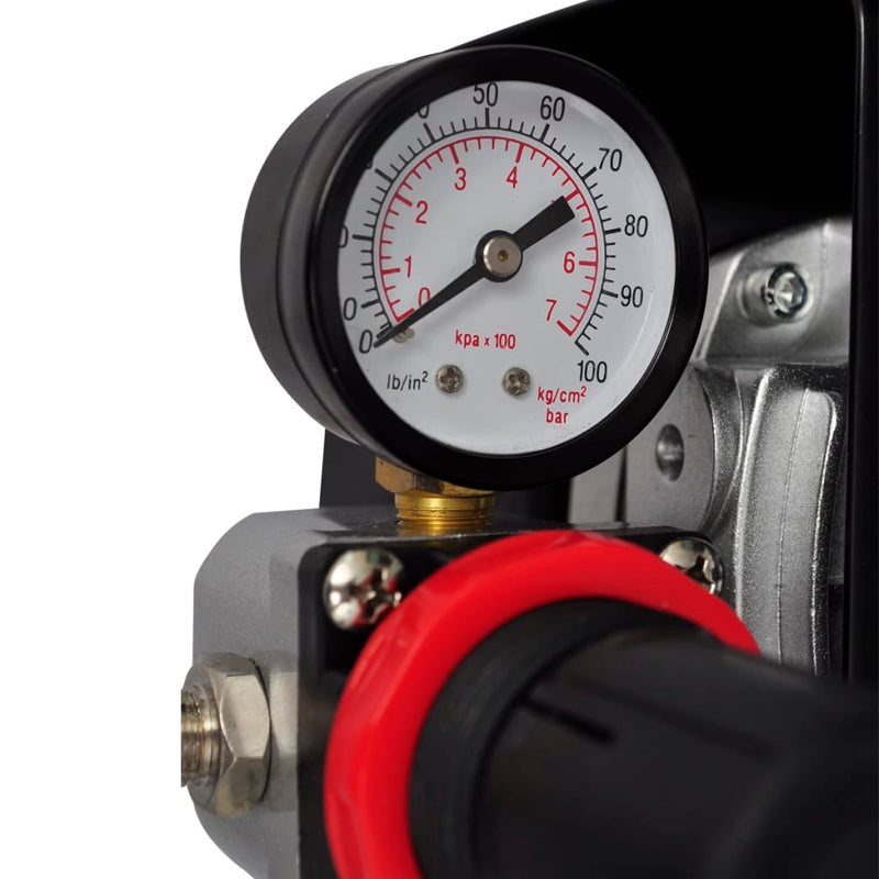 vidaXL Airbrush compressor set with 3 pistols 255 x 135 x 220 mm