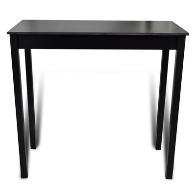 vidaXL Bar Table MDF Black 115x55x107 cm