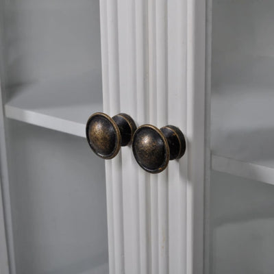 vidaXL Cabinet 2 Doors 1 Drawer White Wood