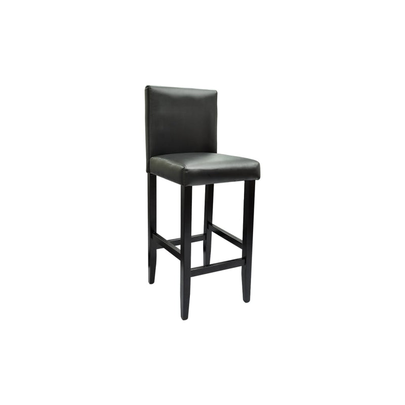 vidaXL Bar Table with 2 Bar Chairs Black