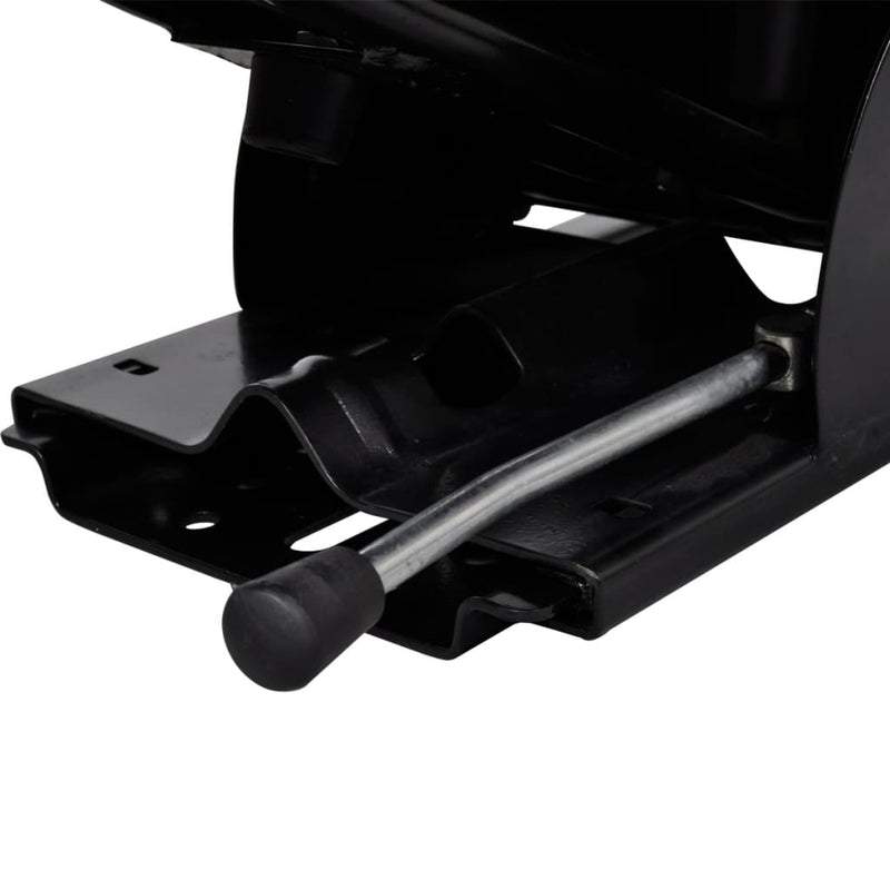 vidaXL Tractor Seat with Suspension Black