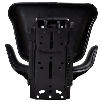 vidaXL Tractor Seat with Suspension Black