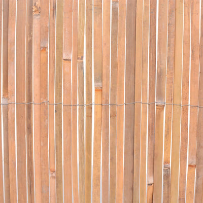vidaXL Bamboo Fence 100x400 cm