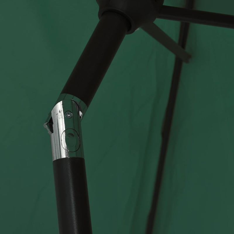 vidaXL Garden Parasol 200 x 300 cm Green Rectangular