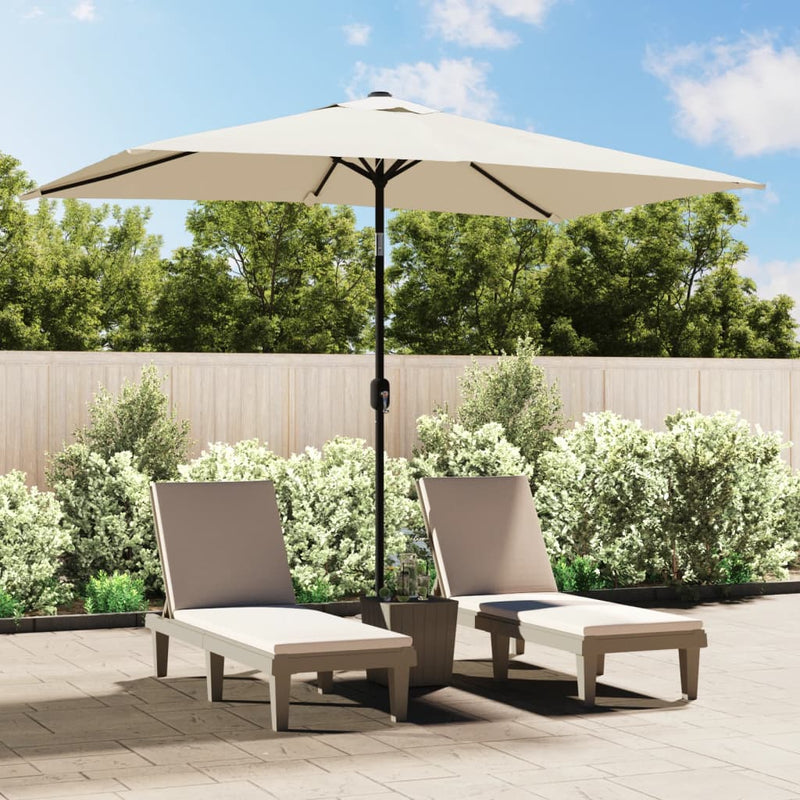 vidaXL Garden Parasol 200 x 300 cm Green Rectangular