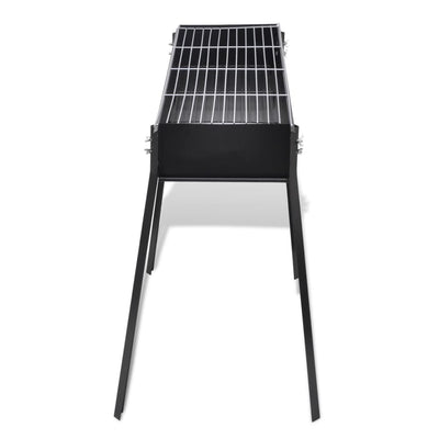 vidaXL BBQ Stand Charcoal Barbecue Square 75 x 28 cm