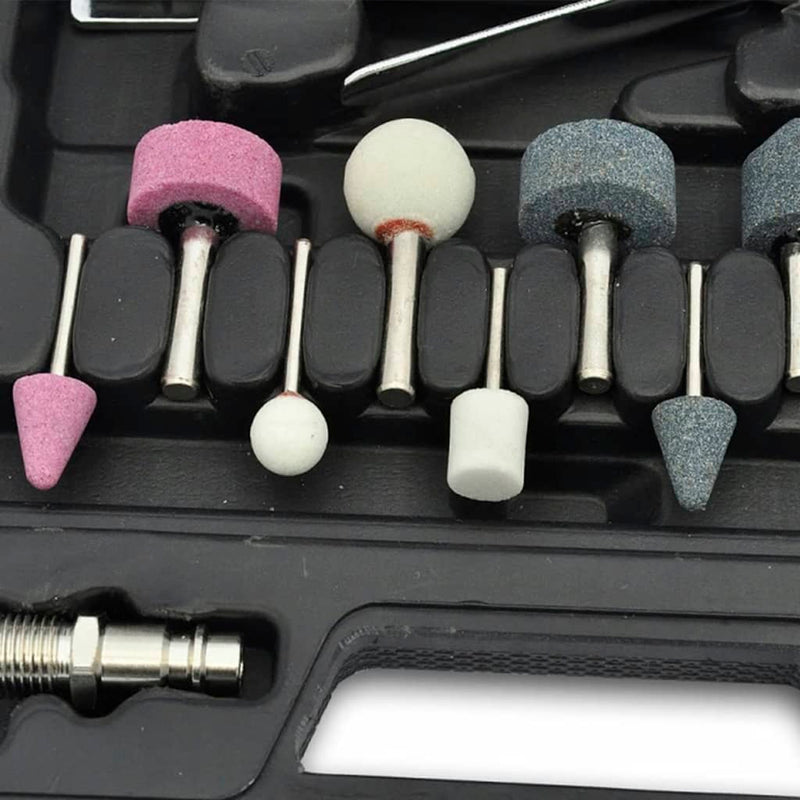 vidaXL 16 Piece 1/4" Air Die Grinder And Stone Kit Set