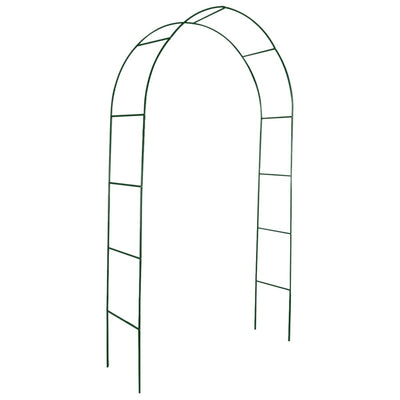 vidaXL Garden Arch 2 pcs Climbing Plants
