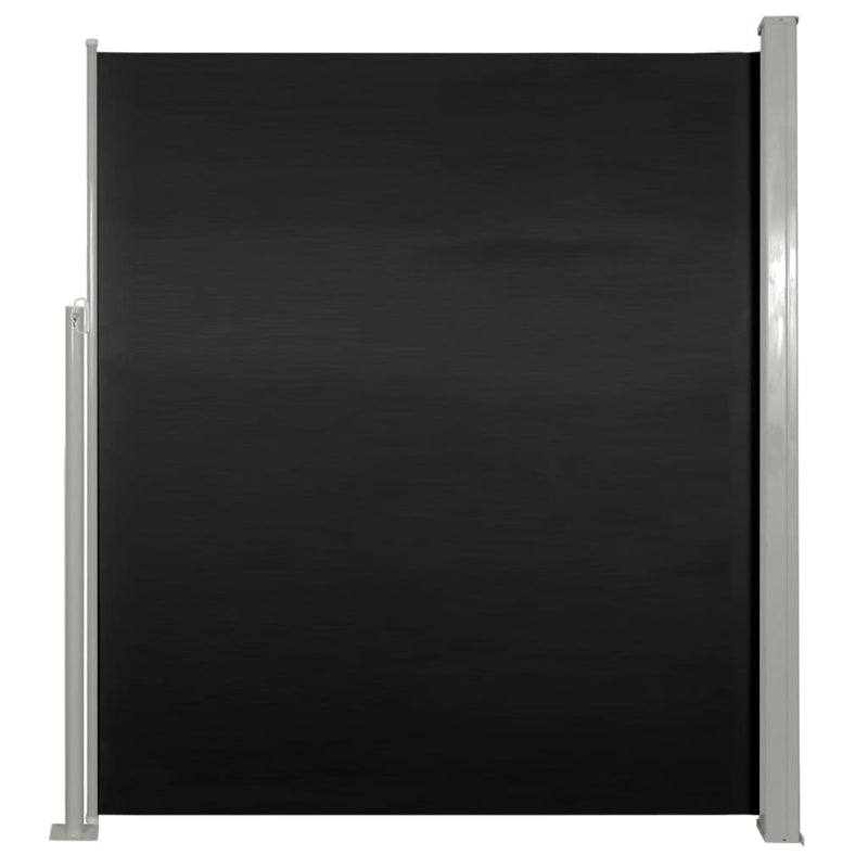 Patio Terrace Side awning 160 x 300 cm Black