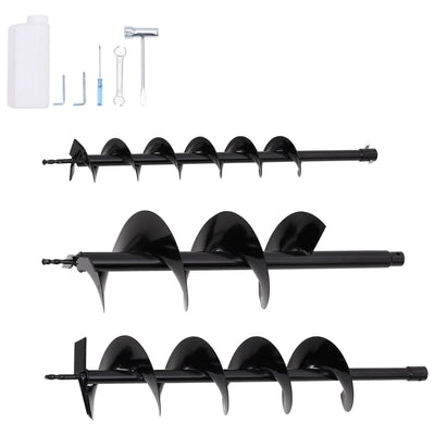 vidaXL Auger Ground Drill Orange